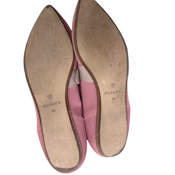 Rothy's The Mary Jane Rosebud Flats Shoes - Picture 4 of 9